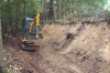 Thorndon Country Park section under construction in 2011