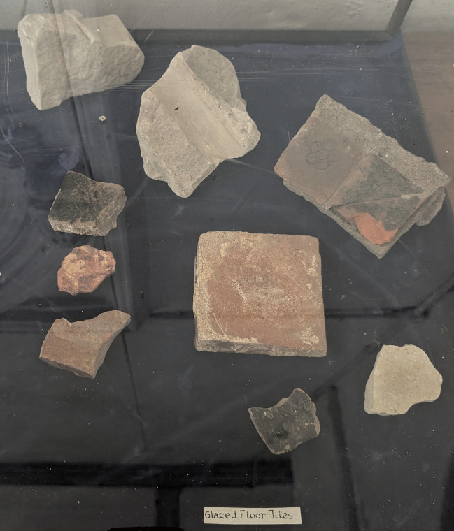 Tilty Church Tile Finds 17 June 2025 Copyright: William George