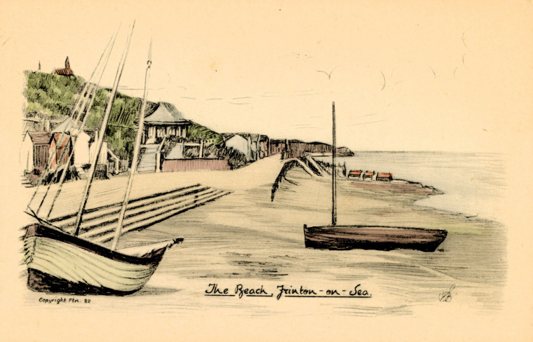 Frinton on Sea The Beach 1982 Copyright: William George