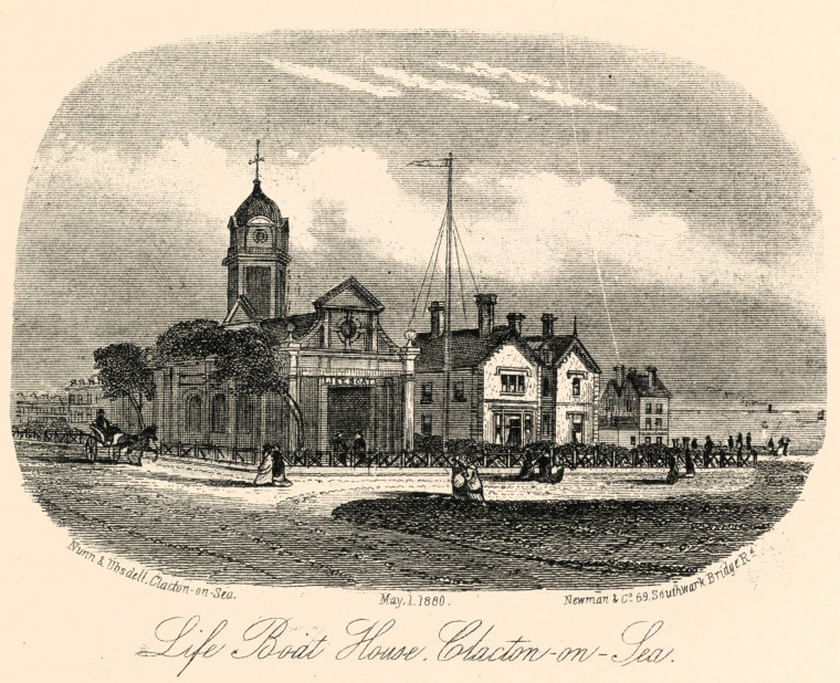 Clacton Life Boat House 1880 Nunn and Ubsdell Copyright: Nunn and Ubsdell 1880