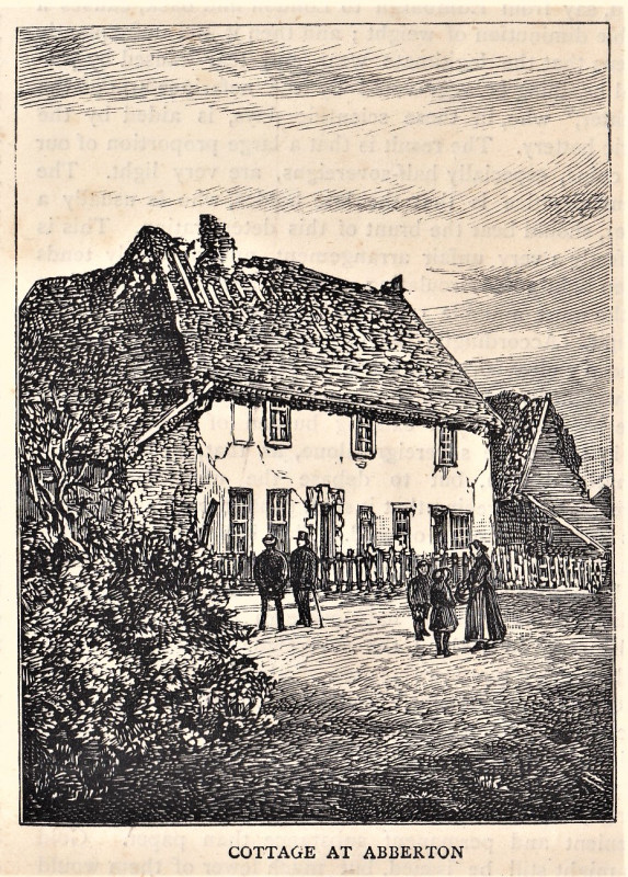 Abberton Cottage Essex Earthquake April 1884 Copyright: William George