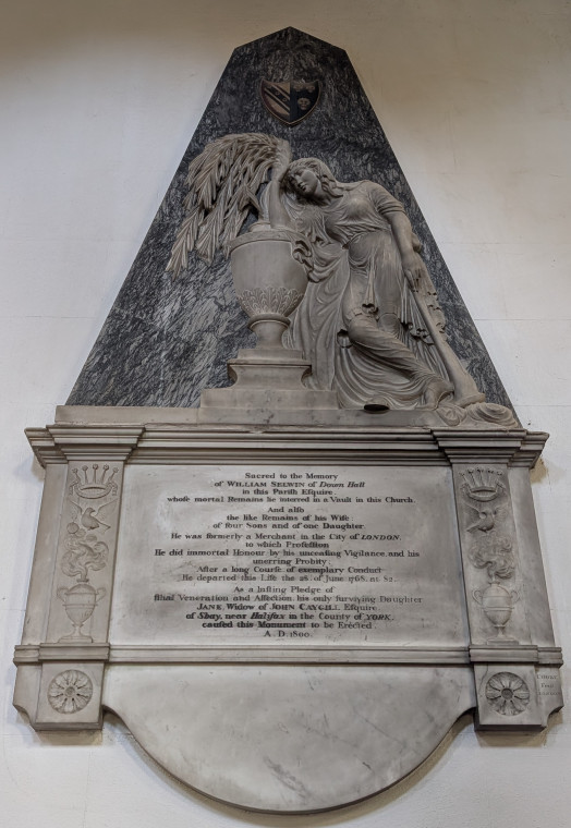 Hatfield Broad Oak Church William Selwin Monument 27 June 2025 Copyright: William George