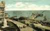 Southend Pier Birds Eye View Post card 