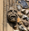 Castle Hedingham Church Stone Face 8 August 2025