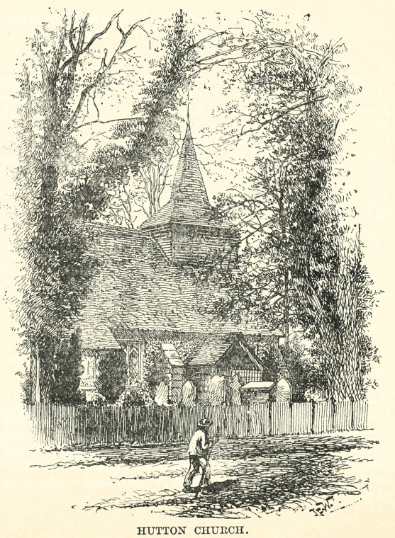 Hutton Church Essex Holidays Lindley 1898 Copyright: JFW