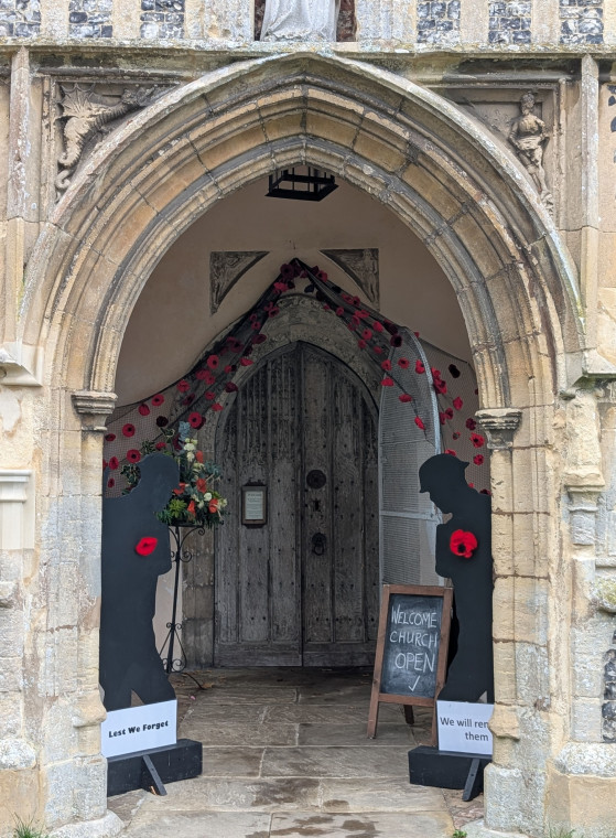 Great Bromley Church Porch Detail 15 November 2025 Copyright: William George