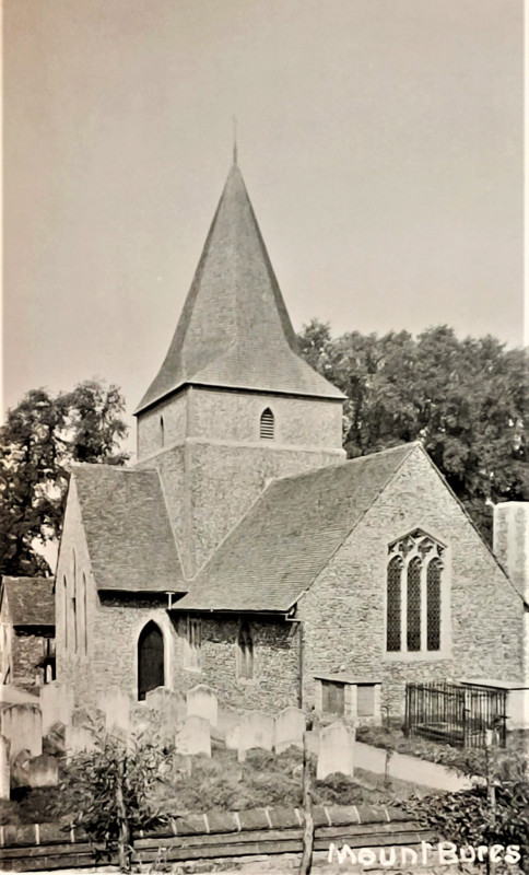 Bures Mount Church post card Copyright: William George
