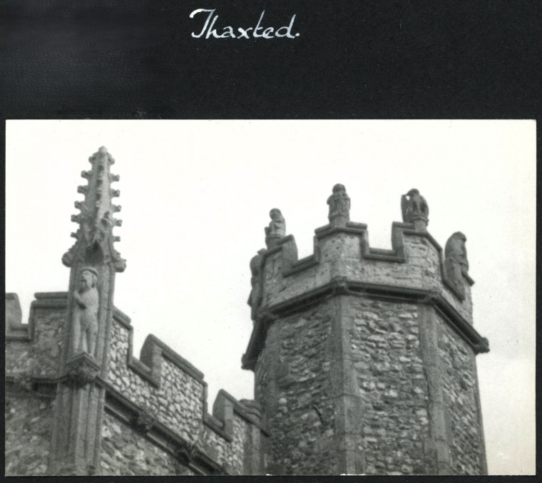 Thaxted Church Pinnacles Photograph Album 1955 Copyright: Photograph Album