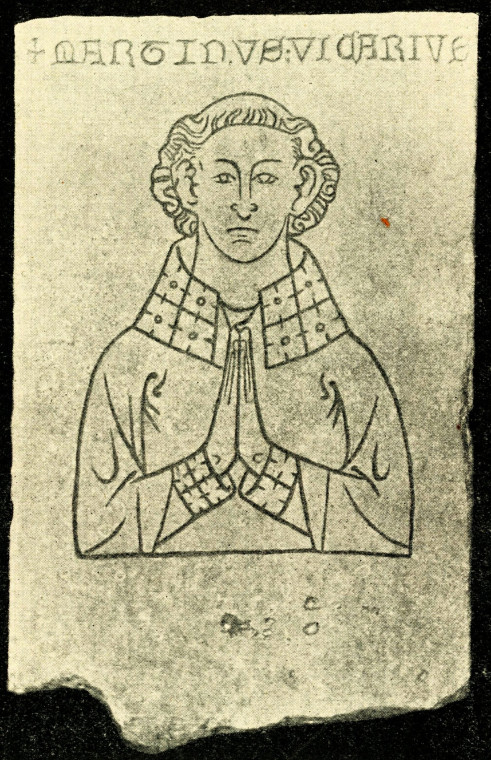 Martinus Vicar of Barking 1328 Copyright: Portrait