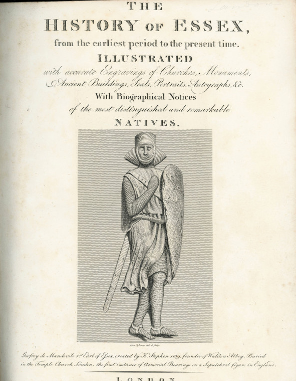 Title Page Ogborne 1817 Copyright: Elizabeth Ogborne History of Essex 1817