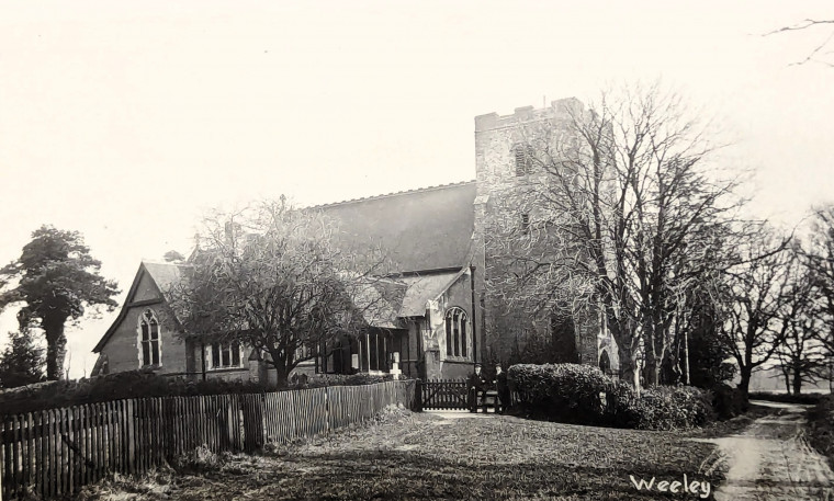Weeley Church Post Card Copyright: William George