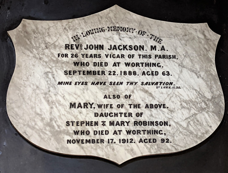 Wendens Ambo Church John Jackson 1888 Monument 7 August 2022 Copyright: William George