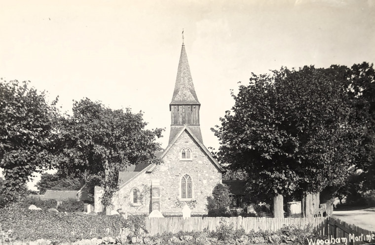 Woodham Mortimer Church Post Card Copyright: William George