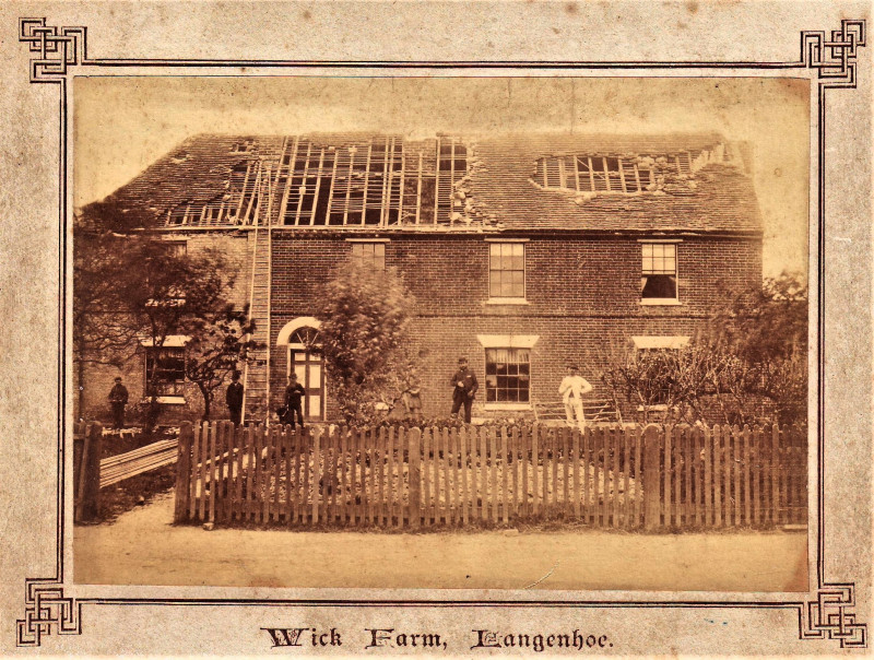 Langenhoe Wick Farm 1884 Essex Earthquake Photograph Copyright: William George