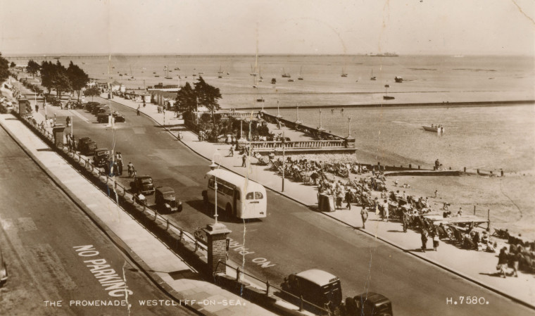 Westcliff Promenade post card Copyright: William George