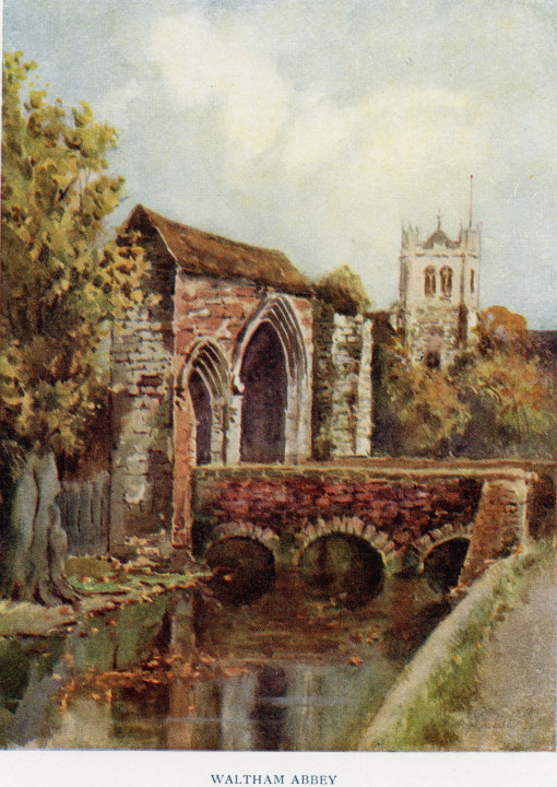 Waltham Abbey L Burleigh Bruhl 1915 Copyright: William George