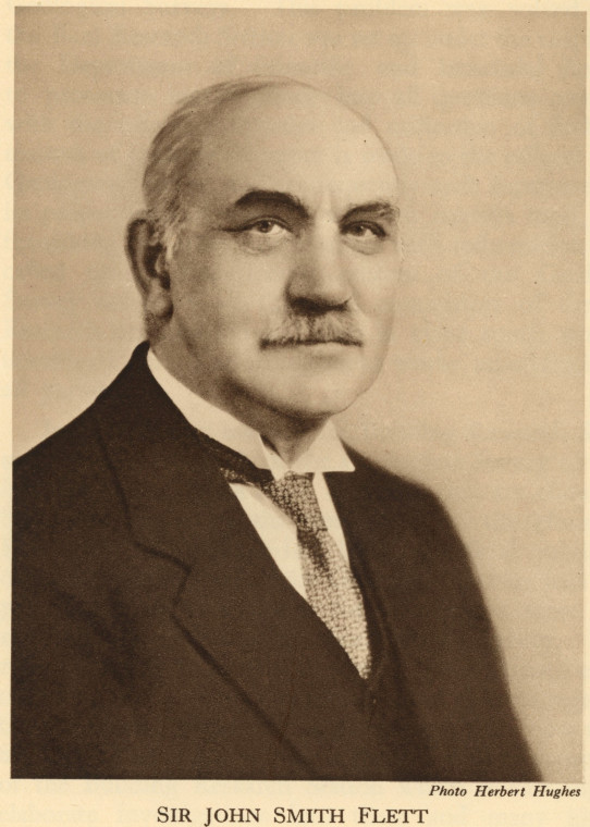 Sir John Smith Flett 1869 to 1947 Geologist Flett 1937 Copyright: Flett 1937
