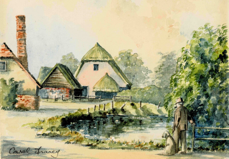 Hazel End Farnham Watercolour Copyright: William George