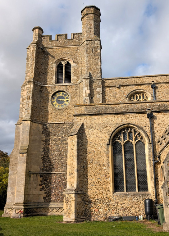 Bocking Church West Tower Exterior 7 October 2025 Copyright: William George