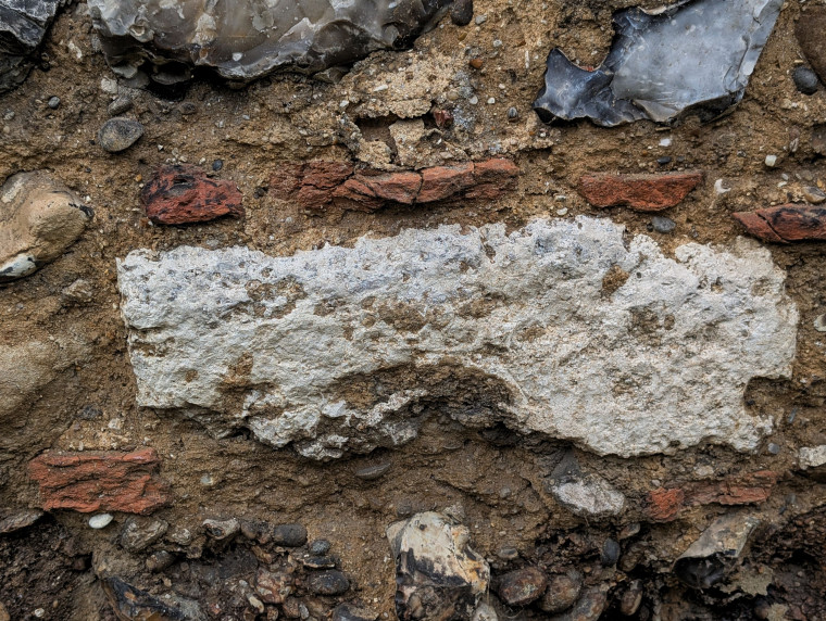 Fryerning Church Limestone Block 31st May 2025 Copyright: William George