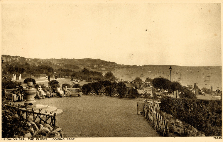Leigh on Sea Cliffs looking east Copyright: William George