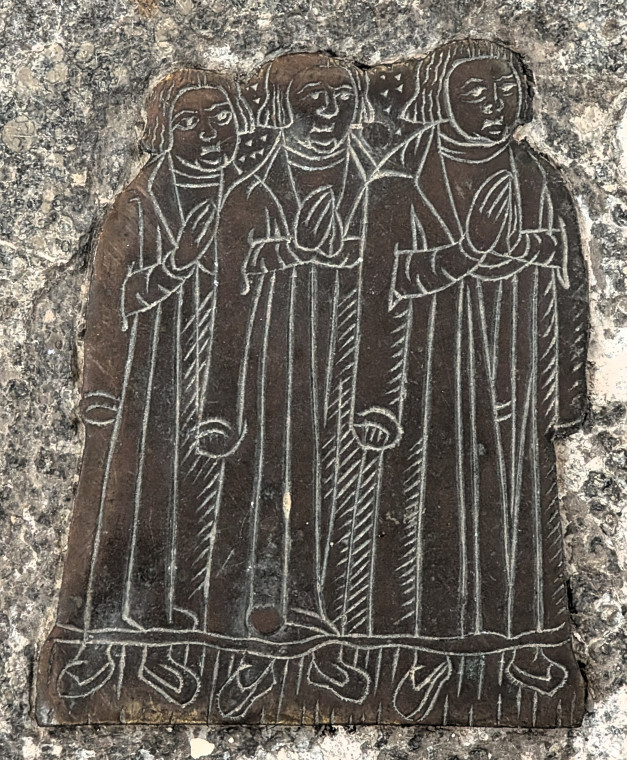 Tilty Church Monumental Brass Three Boys 17 June 2025 Copyright: William George