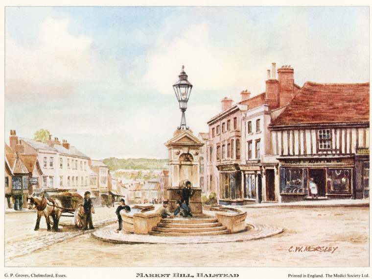 Halstead Market Hill Print Copyright: William George