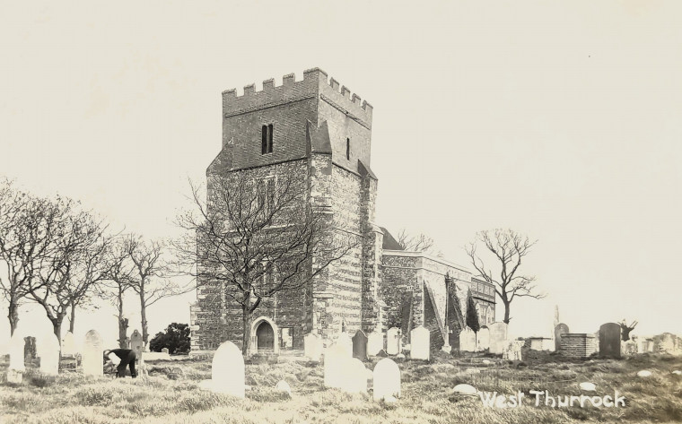 West Thurrock Church Post Card Copyright: William George