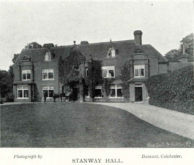 Stanway Hall Country Seat 1897 Copyright: William George