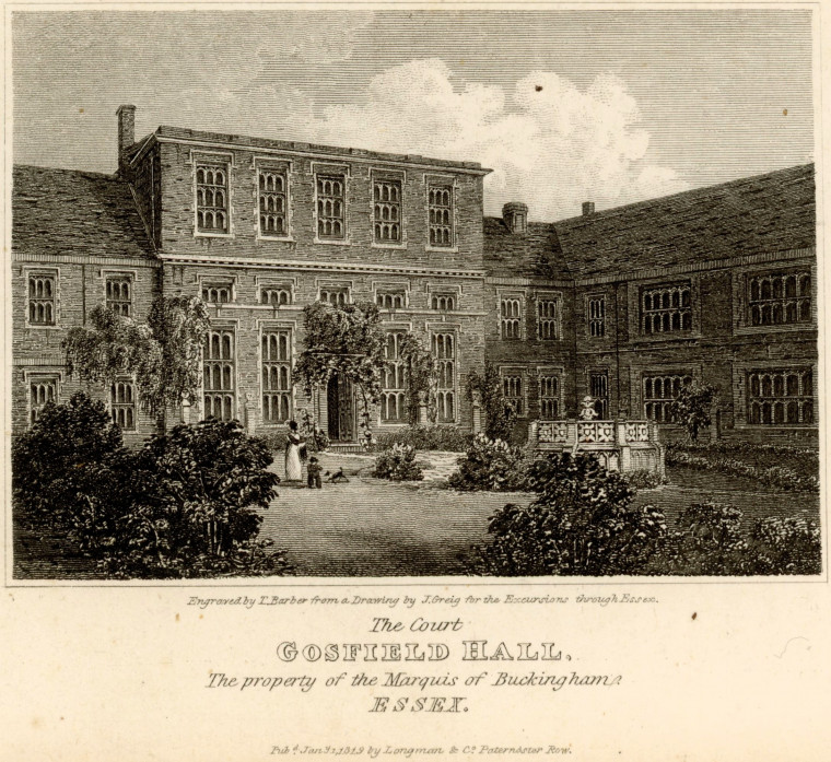 Gosfield Hall Excursions through Essex 1819 Copyright: William George