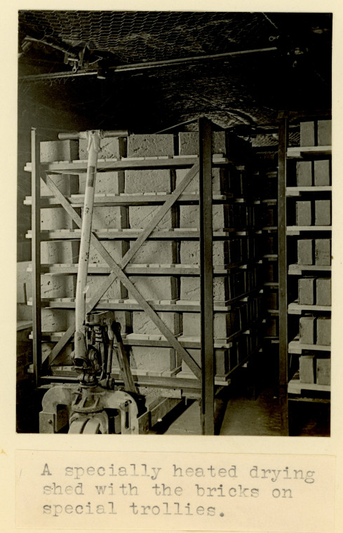Woodham Mortimer Brick Works Heated Drying Sheds 1954 Copyright: W C Gurton Rural Crafts in Essex