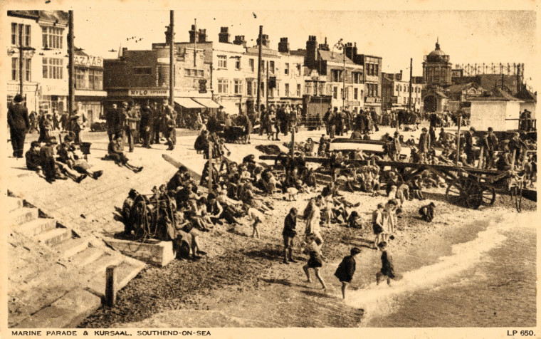 Southend Marine Parade and Kursal Post Card Copyright: William George