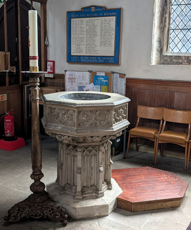Bocking Church Font 7 October 2025 Copyright: William George