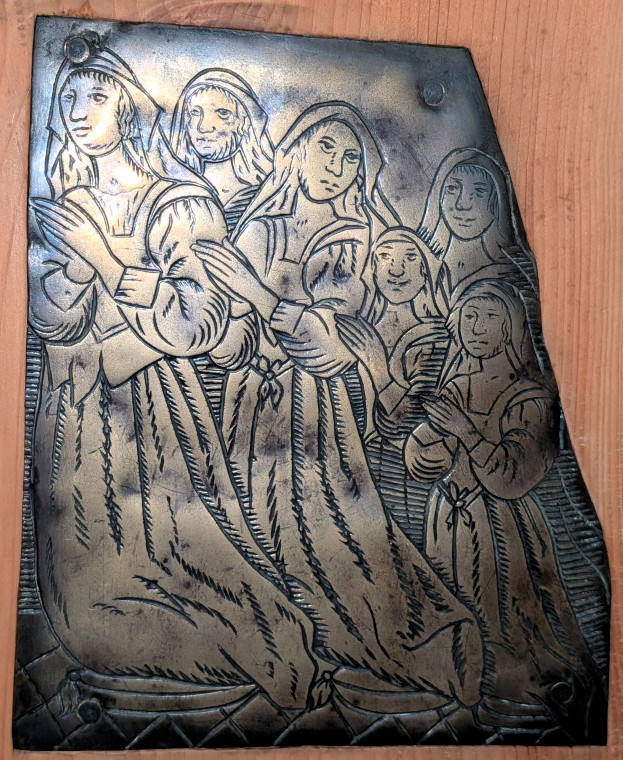 Matching Church Monumental Brass Women 9th August 2025 Copyright: William George