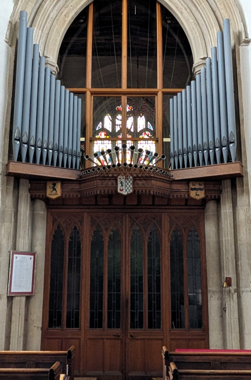 Bocking Church Organ Pipes 7 October 2025 Copyright: William George
