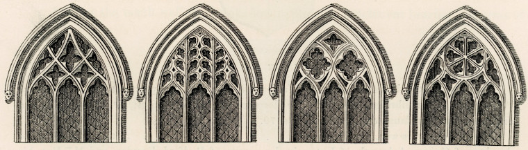 Lawford Church Windows Suckling 1845 Copyright: Alfred Suckling Essex Antiquities 1845
