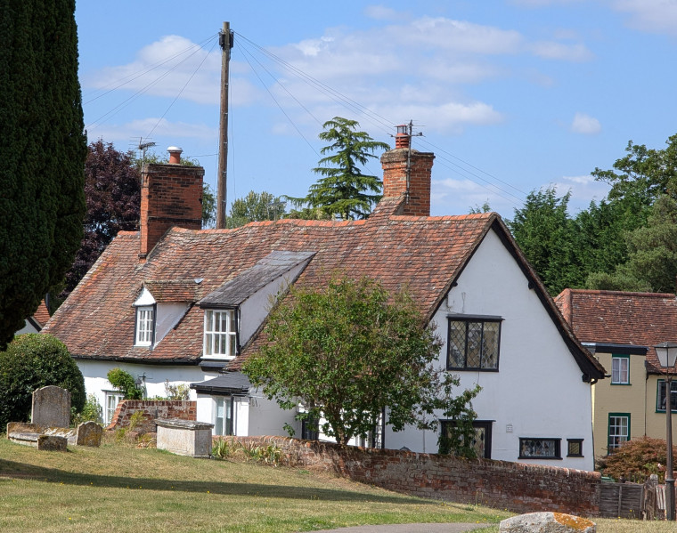 Castle Hedingham Cottage near Church 8th August 2025 Copyright: William George