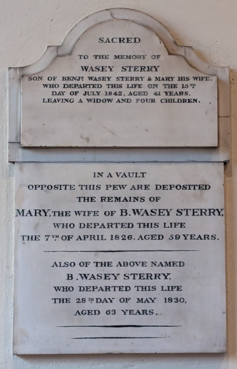 Romford Church Wasey Sterry Monument 3 April 2025 Copyright: William George