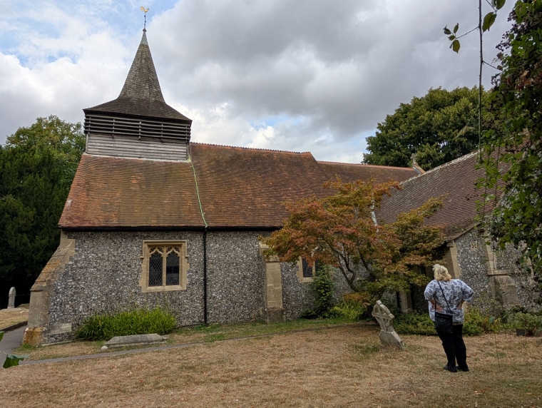 Hutton Church Bell Turret and Window 19 August 2025 Copyright: William George
