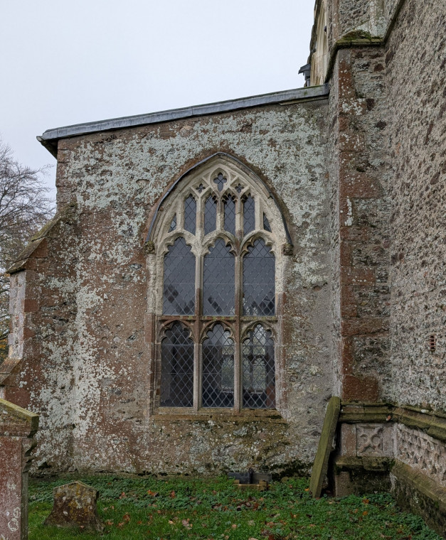 Great Bromley Church Window Tracery 15 November 2025 Copyright: William George