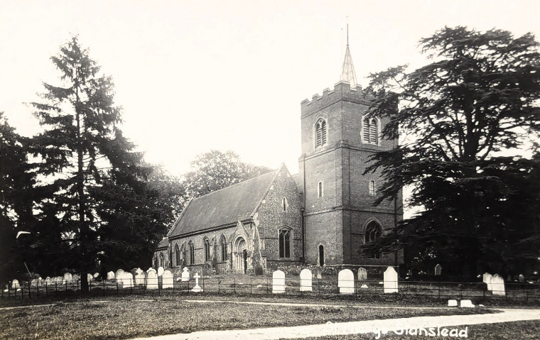 Stanstead Mountfitchet Church Post Card Copyright: William George