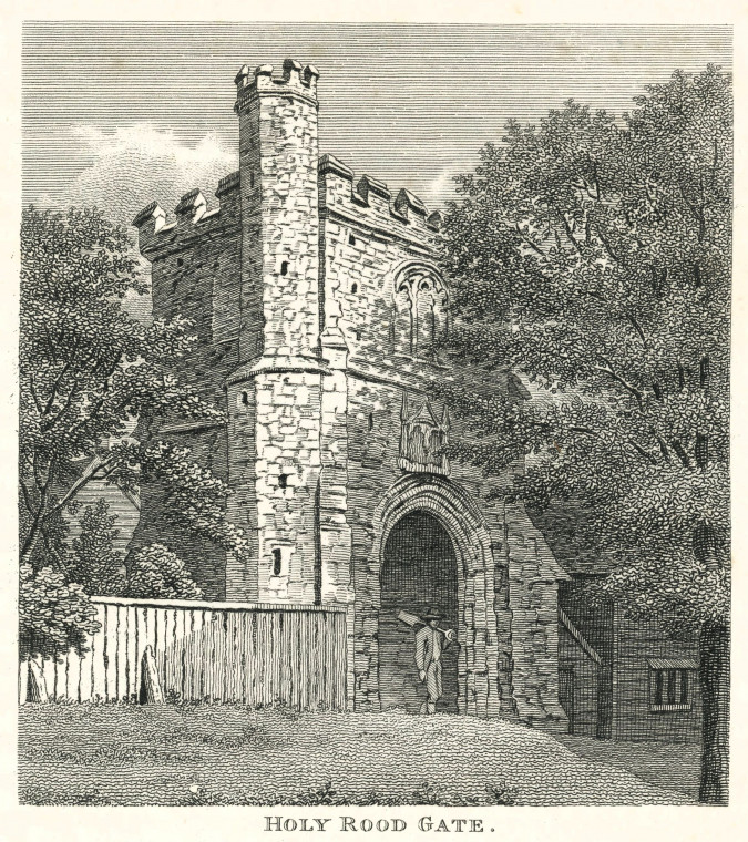 Barking Curfew Tower Ogborne 1817 Copyright: Elizabeth Ogborne History of Essex 1817