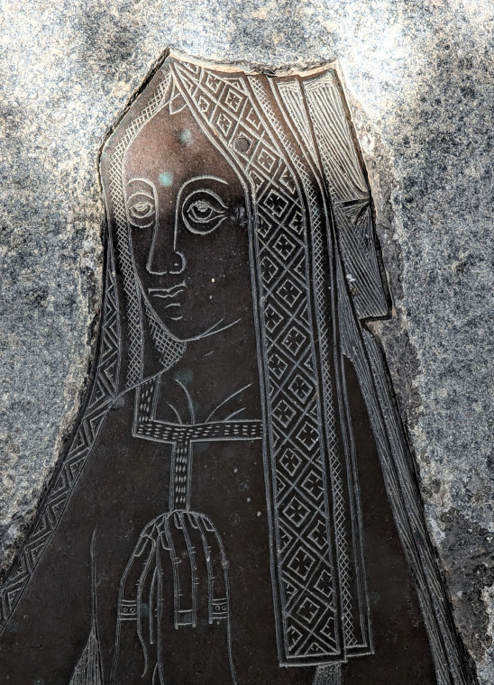 Tilty Church Head of Lady 17 June 2025 Copyright: William George
