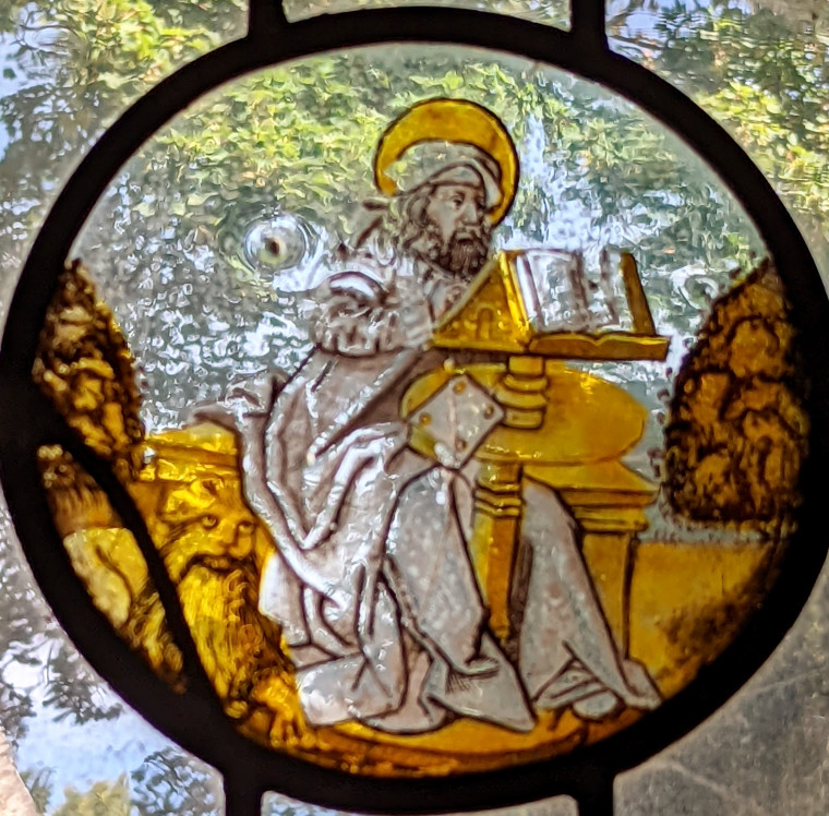 Wendens Ambo Church Stained Glass Scholar 7 August 2022 Copyright: William George