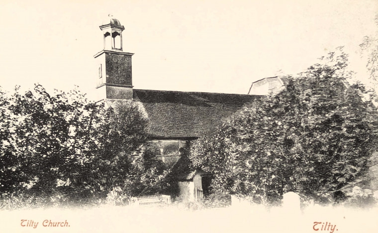 Tilty Church Postcard Copyright: William George