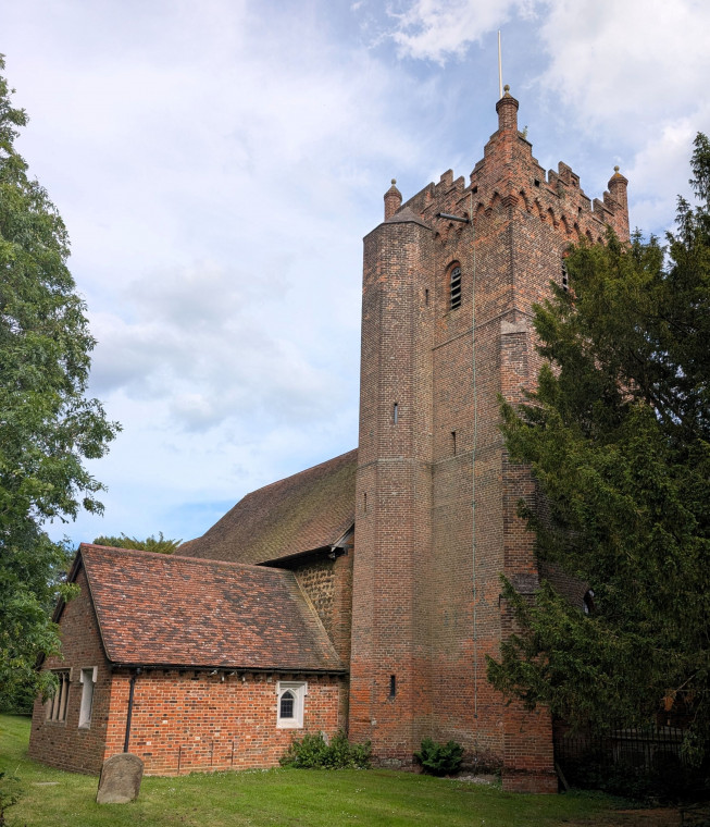 Fryerning Church Tower south side 31st May 2025 Copyright: William George