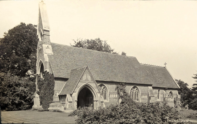 Twinstead Church Postcard Copyright: William George