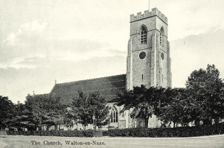 Walton on Naze Church Post Card Copyright: William George