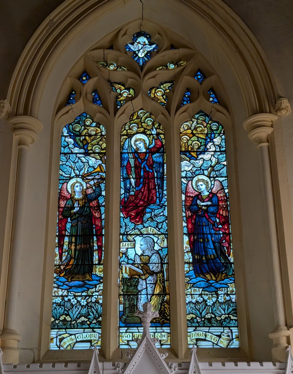 Matching Church East Window 9th August 2025 Copyright: William George