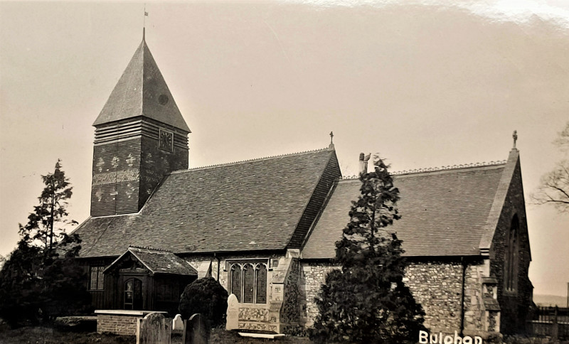 Bulphan Church post card Copyright: William George